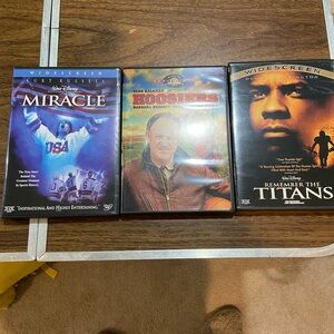 DVD Sports movies bundle of 3!